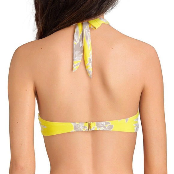 Gianni Bini Yellow Swimsuit Top Size Small - Picture 3 of 3